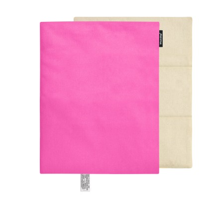 40cm x 30cm (3 Compartments) - Hot Pink Cotton Fabric Scented (Organic Lavender Buds) Removable Cover