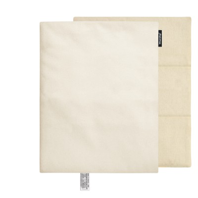 40cm x 30cm (3 Compartments) - Natural Cotton Fabric Removable Cover