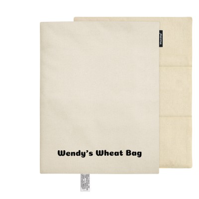 40cm x 30cm (3 Compartments) - Natural Organic Cotton Removable Cover (Personalised with Text)