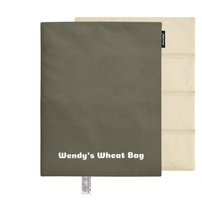 (40cm x 30cm Premium) - Chocolate Luxury Cotton Fabric Removable Cover (Personalised with Text)