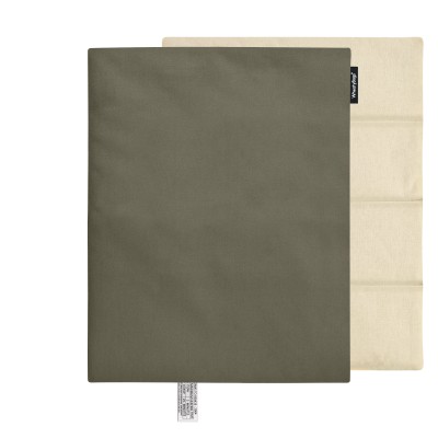 (40cm x 30cm Premium) - Chocolate Luxury Cotton Fabric Scented (Organic Lavender Buds) Removable Cover