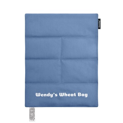 (40cm x 30cm Premium) - Gothic Blue Luxury Cotton Fabric Scented (Organic Lavender Buds) (Personalised with Text)