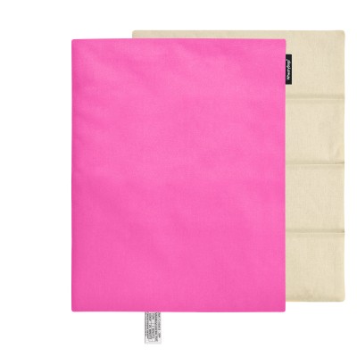 (40cm x 30cm Premium) - Hot Pink Cotton Fabric Scented (Organic Lavender Buds) Removable Cover