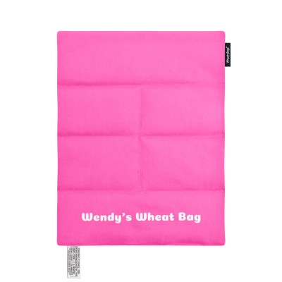 (40cm x 30cm Premium) - Hot Pink Cotton Fabric Scented (Organic Lavender Buds) (Personalised with Text)