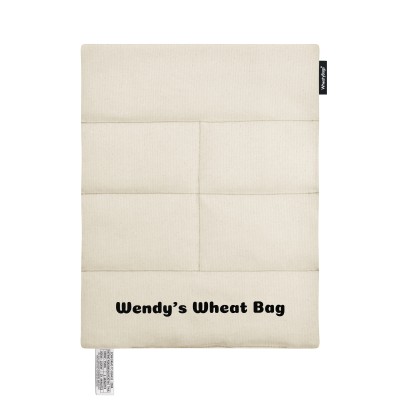 (40cm x 30cm Premium) - Natural Organic Cotton Scented (Organic Lavender Buds) (Personalised with Text)
