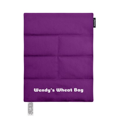 (40cm x 30cm Premium) - Purple Cotton Fabric Scented (Organic Lavender Buds) (Personalised with Text)