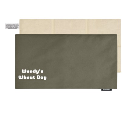 (47cm x 22cm) - Chocolate Luxury Cotton Fabric Removable Cover (Personalised with Text)