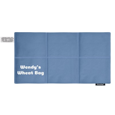 (47cm x 22cm) - Gothic Blue Luxury Cotton Fabric Scented (Organic Lavender Buds) (Personalised with Text)