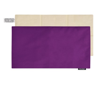 (47cm x 22cm) - Purple Cotton Fabric Scented (Organic Lavender Buds) Removable Cover