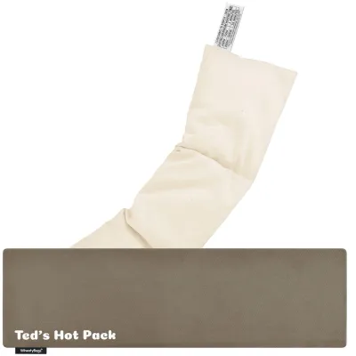 (47cm x 12cm) - Chocolate Luxury Cotton Fabric Scented (Organic Lavender Buds) with Removable Cover