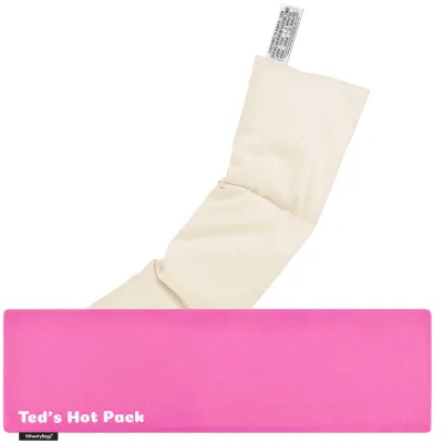 (47cm x 12cm) - Hot Pink Cotton Fabric with Removable Cover