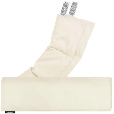 Pack of 2 (47cm x 12cm) - Natural Cotton Fabric with Removable Cover (Personalised with Text)