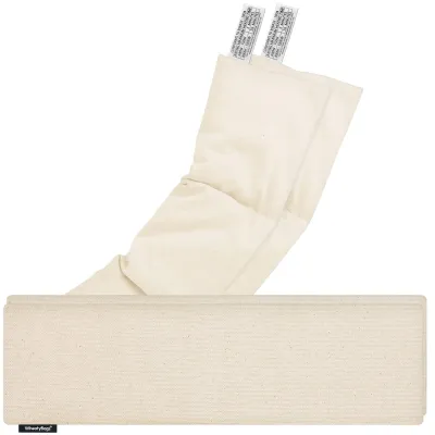 Pack of 2 (47cm x 12cm) - Natural Organic Cotton Scented (Organic Lavender Buds) with Removable Cover (Personalised with Text)