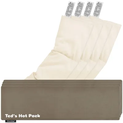 Pack of 4 (47cm x 12cm) - Chocolate Luxury Cotton Fabric Scented (Organic Lavender Buds) with Removable Cover