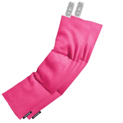 Pack of 2 (47cm x 12cm) - Hot Pink (Fuchsia) Fleece Fabric Scented (Organic Lavender Buds) (Personalised with Text)