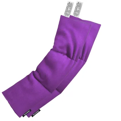 Pack of 2 (47cm x 12cm) - Purple Fleece Fabric Scented (Organic Lavender Buds) (Personalised with Text)
