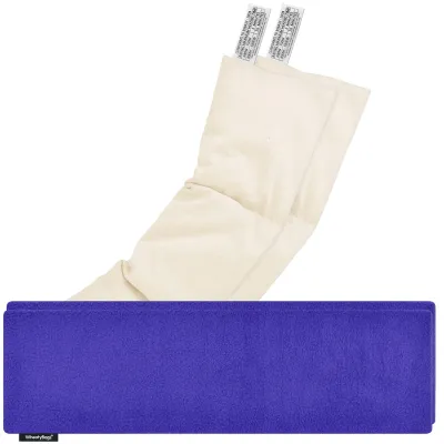 Pack of 2 (47cm x 12cm) - Royal Blue Fleece Fabric with Removable Cover (Personalised with Text)