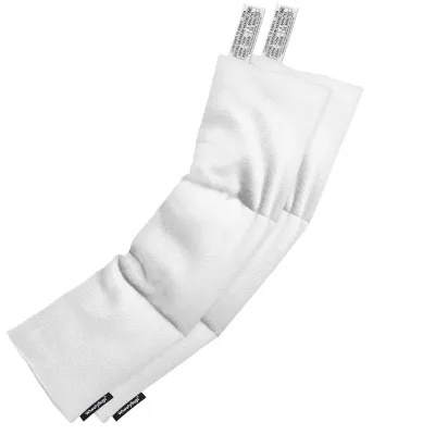 Pack of 2 (47cm x 12cm) - White Fleece Fabric Scented (Organic Lavender Buds) (Personalised with Text)