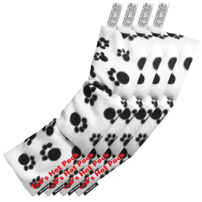 Pack of 4 (47cm x 12cm) - Paws Fleece Fabric