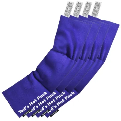 Pack of 4 (47cm x 12cm) - Royal Blue Fleece Fabric Scented (Organic Lavender Buds)