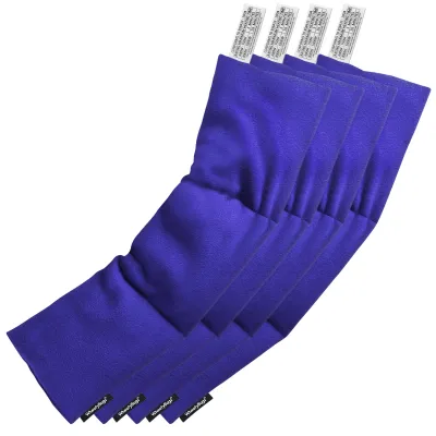Pack of 4 (47cm x 12cm) - Royal Blue Fleece Fabric Scented (Organic Lavender Buds) (Personalised with Text)