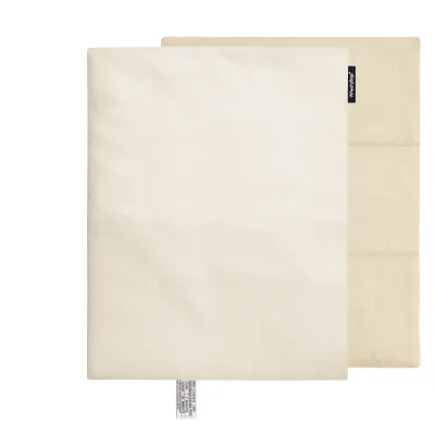 40cm x 30cm (3 Compartments) - Natural Cotton Fabric with Removable Cover (Personalised with Text)