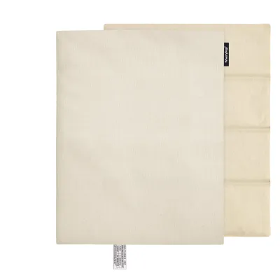 Approx. 40cm x 30cm (6 Compartments) - Natural Organic Cotton with Removable Cover (Personalised with Text)