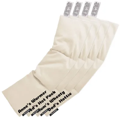 Pack of 4 (47cm x 12cm) - Natural Cotton Fabric