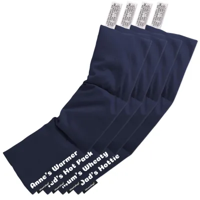 Pack of 4 (47cm x 12cm) - Navy Blue Cotton Fabric