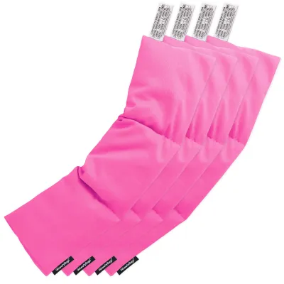 Pack of 4 (47cm x 12cm) - Hot Pink Cotton Fabric (Personalised with Text)