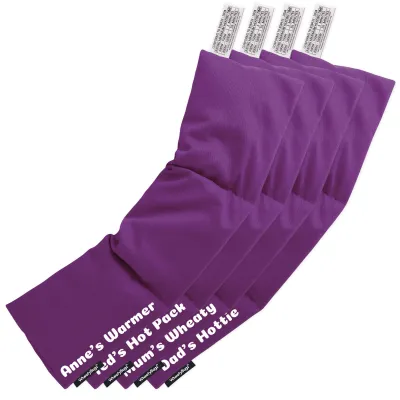Pack of 4 (47cm x 12cm) - Purple Cotton Fabric