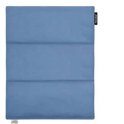 (Wheat Filling) 40cm x 30cm (3 Compartments) with No Icon - Gothic Blue Luxury Cotton Fabric (Unscented) (Personalised with Text)