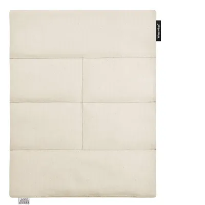 (Wheat Filling) Approx. 40cm x 30cm (6 Compartments) with No Icon - Natural Organic Cotton (Unscented) (Personalised with Text)