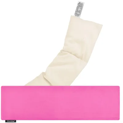 (47cm x 12cm) - Hot Pink Cotton Fabric with Removable Cover
