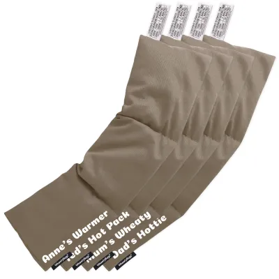 Pack of 4 (47cm x 12cm) - Chocolate Luxury Cotton Fabric (Personalised with Text)