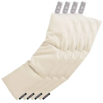 Pack of 4 (47cm x 12cm) - Natural Cotton Fabric