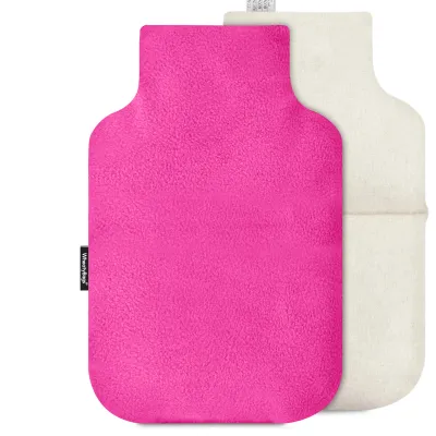 (27cm) - Hot Pink (Fuchsia) Fleece Fabric with Removable Cover