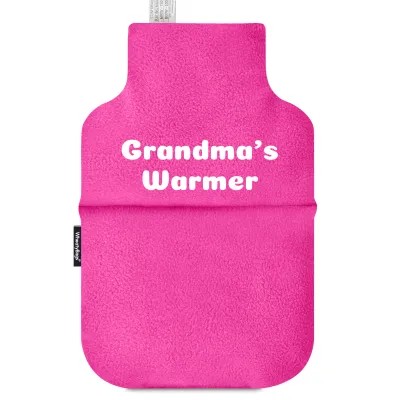 (35cm) - Hot Pink (Fuchsia) Fleece Fabric (Personalised with Text)