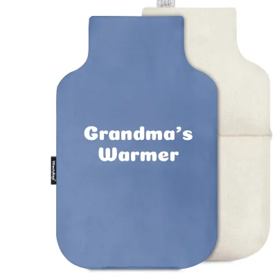 (27cm) - Gothic Blue Luxury Cotton Fabric with Removable Cover (Personalised with Text)