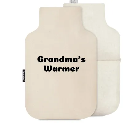 (35cm) - Natural Organic Cotton with Removable Cover (Personalised with Text)