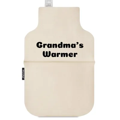 (27cm) - Natural Organic Cotton (Personalised with Text)