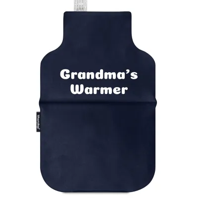 (27cm) - Navy Blue Cotton Fabric (Personalised with Text)