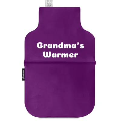 (27cm) - Purple Cotton Fabric (Personalised with Text)