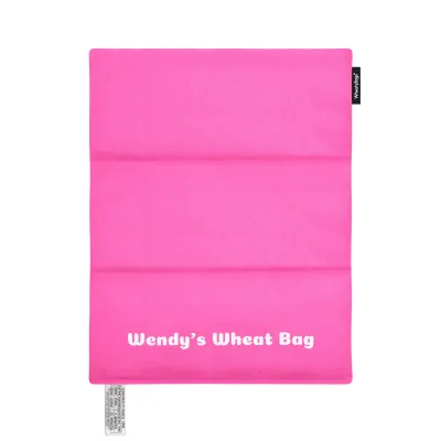 40cm x 30cm (3 Compartments) - Hot Pink Cotton Fabric (Personalised with Text)