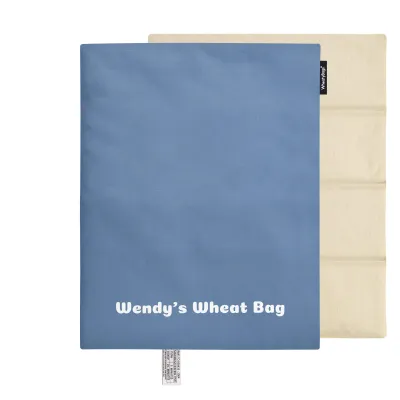 Approx. 40cm x 30cm (6 Compartments) - Gothic Blue Luxury Cotton Fabric with Removable Cover (Personalised with Text)