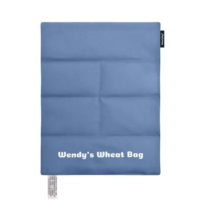 Approx. 40cm x 30cm (6 Compartments) - Gothic Blue Luxury Cotton Fabric (Personalised with Text)