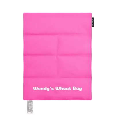 Approx. 40cm x 30cm (6 Compartments) - Hot Pink Cotton Fabric (Personalised with Text)