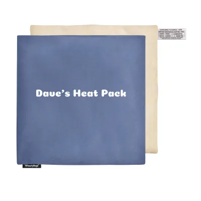 (24cm) - Gothic Blue Luxury Cotton Fabric with Removable Cover (Personalised with Text)