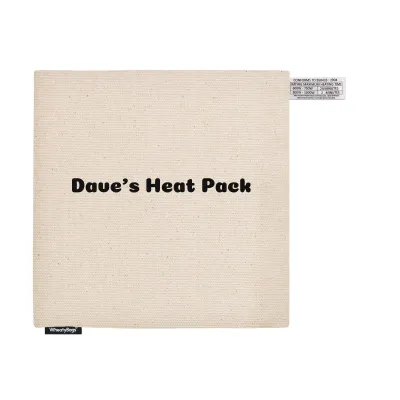 (24cm) - Natural Organic Cotton (Personalised with Text)