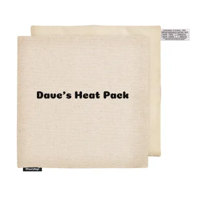 (24cm) - Natural Organic Cotton with Removable Cover (Personalised with Text)